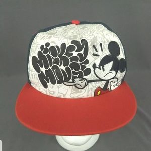 MICKEY MOUSE Authentic Original Embroidered Graffiti Cap